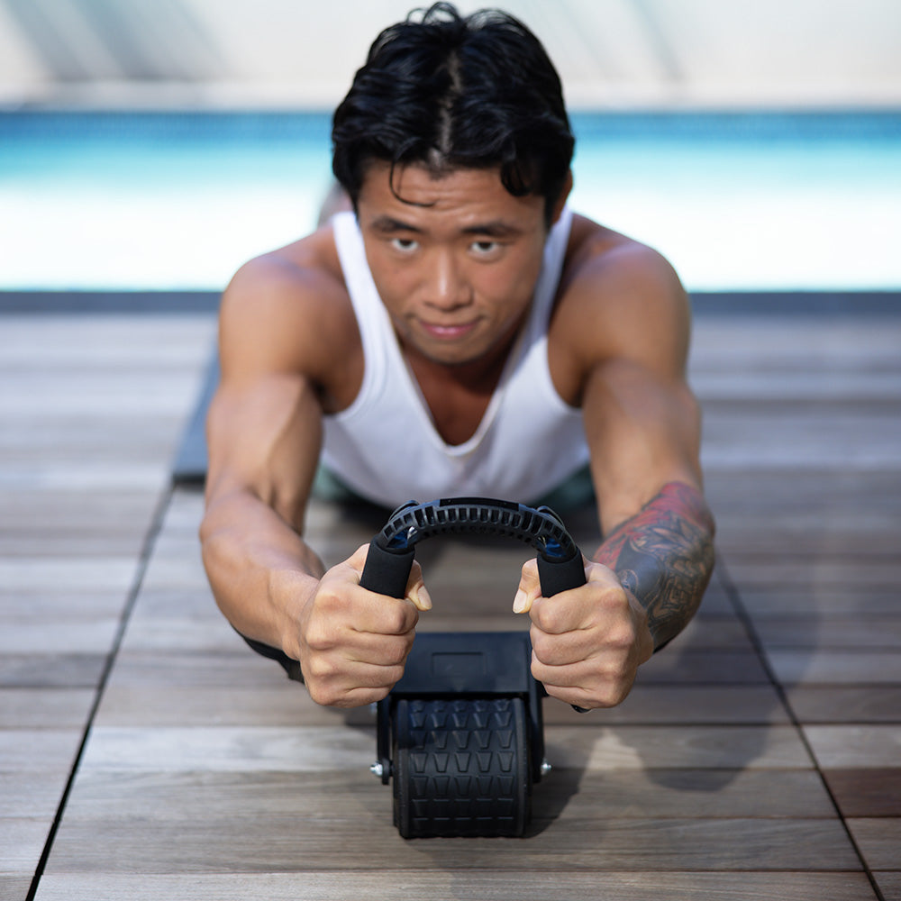 PostureFlex™ Ab Roller + Grip Strengthener + PushUp Board